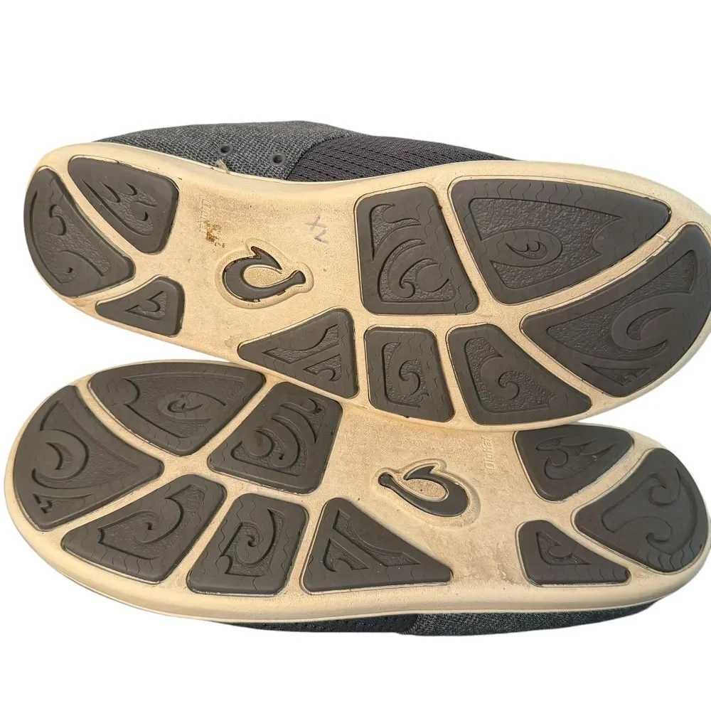 Olukai Nohea Moku Mens No Tie Boat Shoes Size 9 Quick Drying‎ Slip On Beach